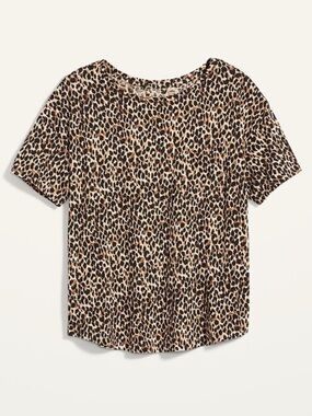 Old Navy Leopard Print Tee